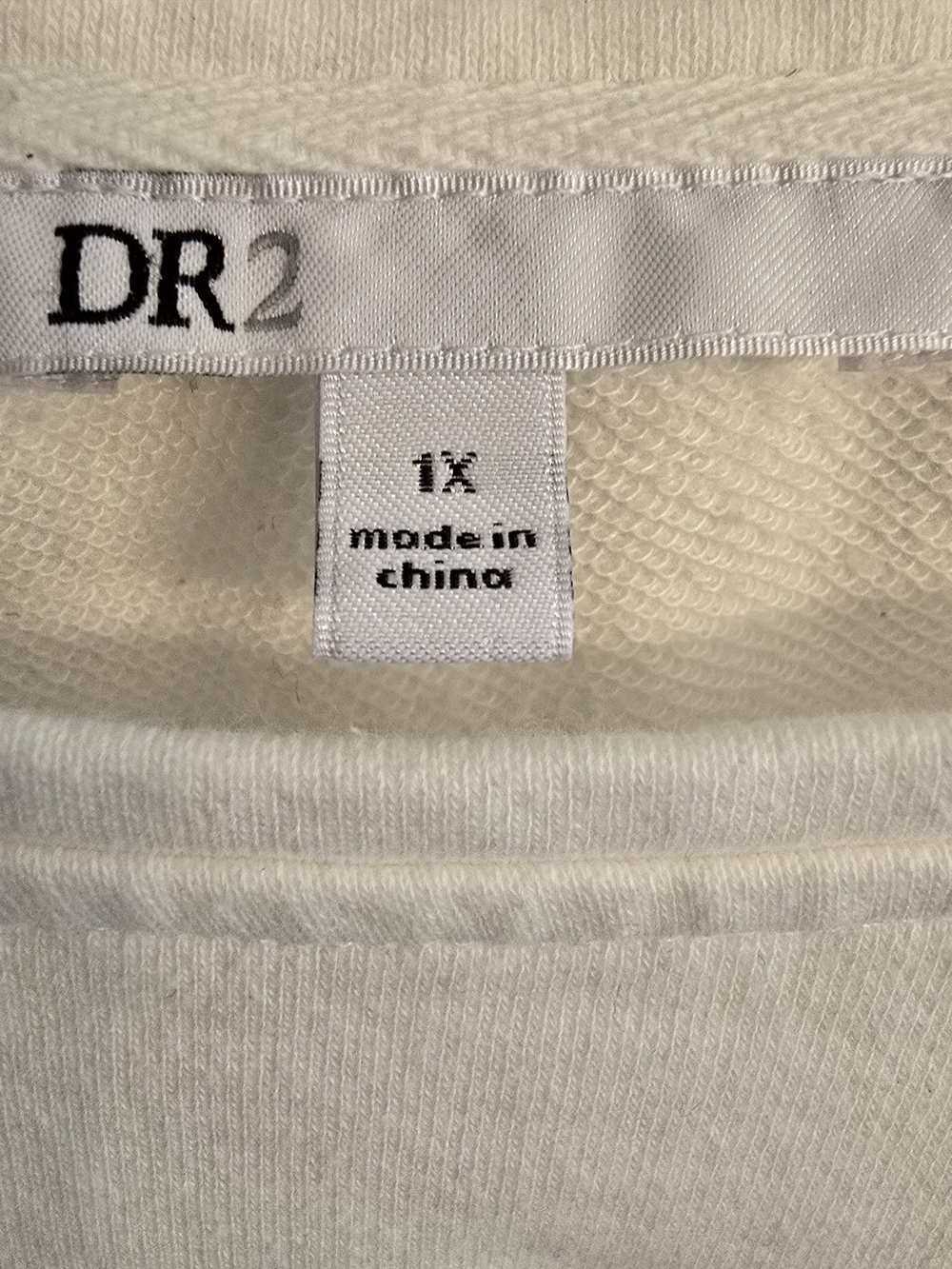 DR2 White Eyelet Ruffle Sleeve Tee - Picture 3 of 5